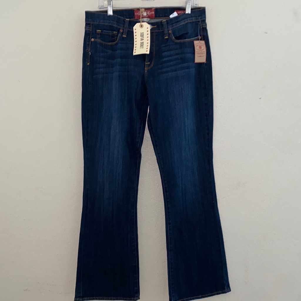 Lucky Brand Womens Sofia Boot Blue Denim Bootcut Jeans Lucky Brand Womens Sofia Boot Blue Denim Bootcut Jeans